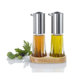 Distributeur de vinaigre et huile en cristal ménager